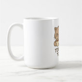 気分はぐったり – ねこらしくお茶目なコーヒーデザイン コーヒーマグカップ (左)