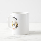 気分はちょっと沈みがち コーヒーマグカップ (正面左)