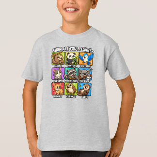 気分はどう?動物の気分 Tシャツ