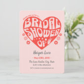 気分はグービー レトロな結婚前お茶会招待状 セーブザデート (スタンド正面)