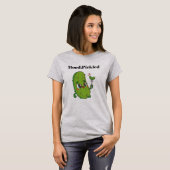気分はピクルス?面白いグラフィックTシャツ Tシャツ (正面フル)