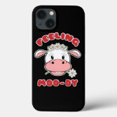 気分はモーウー | かわいいキャラクター牛の名言 Case-Mate iPhoneケース (裏面)