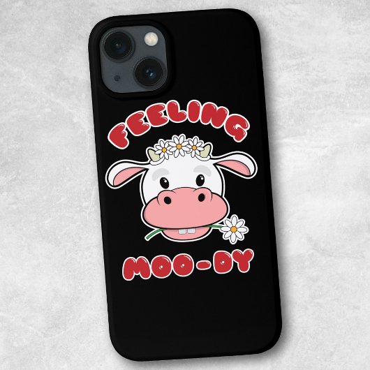 気分はモーウー | かわいいキャラクター牛の名言 Case-Mate iPhoneケース