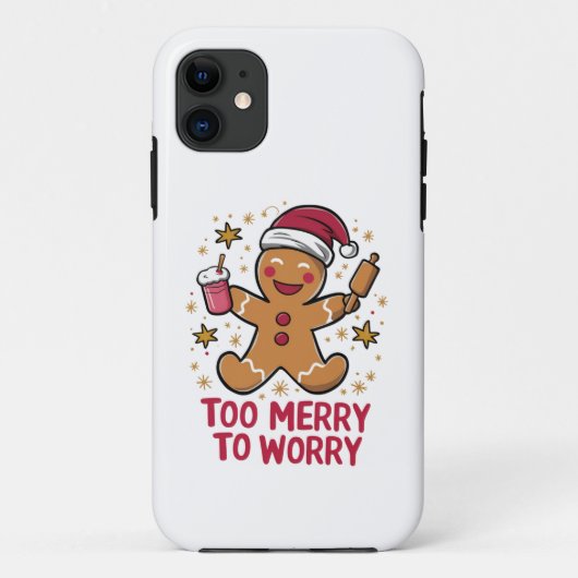 気分は最高!ジンジャーブレッド クリスマス Case-Mate iPhoneケース (裏面)