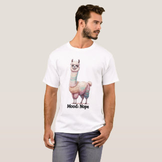 気分はNOPE – 笑える気の強いラマ Tシャツ