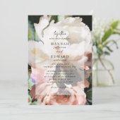 気分屋な現代的でおしゃれなダークな秋冬のウェディング (スタンド正面)