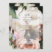 気分屋な現代的でおしゃれなダークな秋冬のウェディング (正面/裏面)