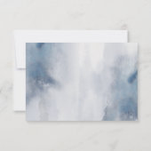 気分屋の水彩画ウェディングパーティー 招待状 (裏面)