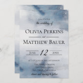 気分屋の水彩画ウェディング招待状 招待状 (正面/裏面)