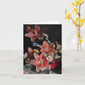 気分屋の絵のような花の芸術写真 カード (黄色い花)