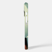 気分屋の考え込んだアニメの少女 Case-Mate iPhoneケース (裏面 / 左)