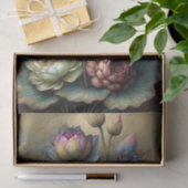 気分屋の蓮の花の植物学的な切り絵細工 薄葉紙 (ギフト)