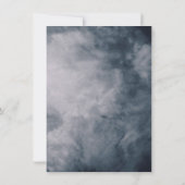 気分屋の青空と雲の天の結婚式 招待状 (裏面)