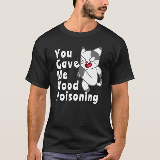 気分怒中毒猫の乳房 Tシャツ (正面)