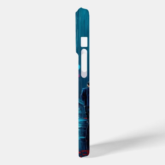 気分悪い雨の鮮やか夜 Case-Mate iPhoneケース (裏面 / 左)