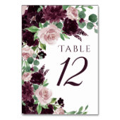 気分転換 |ドラマティックパープルワインバラリース テーブルナンバー (裏面)