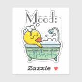 気分:さらに浸るまで感情的に利用できない シール (シート)