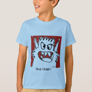 気分: 不機嫌でかわいいモンスター Tシャツ