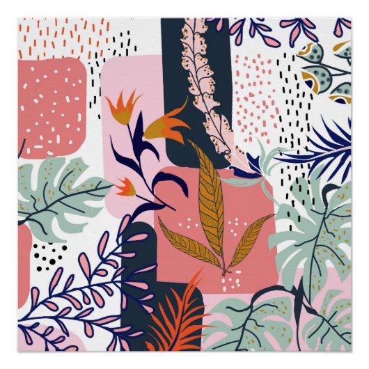 気分 |抽象芸術シモダンック・ボヘ絵画ミアン ポスター (正面)