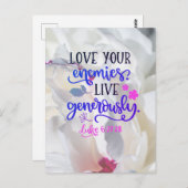 気前よく生きる ポストカード (正面/裏面)