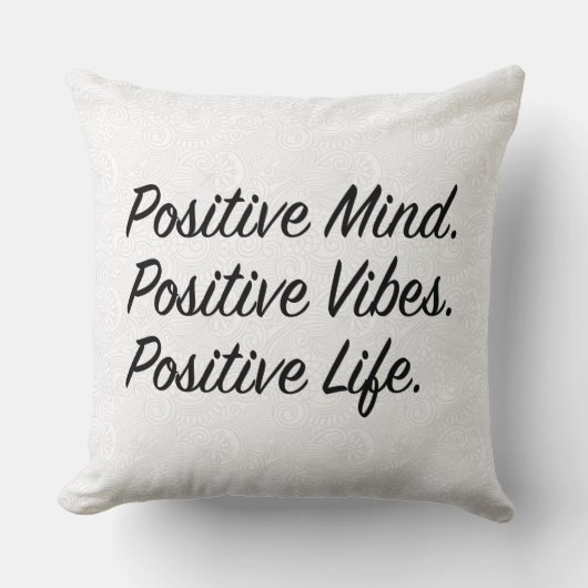 気前向きをつけろ。ビブ前向きス。生前向き活。 クッション (正面)