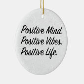 気前向きをつけろ。ビブ前向きス。生前向き活。 セラミックオーナメント (右)