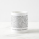 気力を奪われないで下さい コーヒーマグカップ (中央)