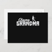 気功おばあちゃん瞑想チー ポストカード (正面/裏面)