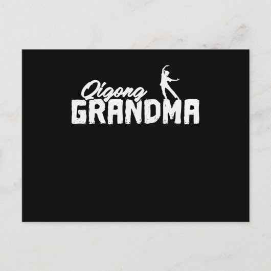 気功おばあちゃん瞑想チー ポストカード (正面)