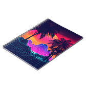 気化岩とヤシの木 ノートブック (左側)