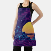 気化波の夕日 エプロン (インサイチュ)