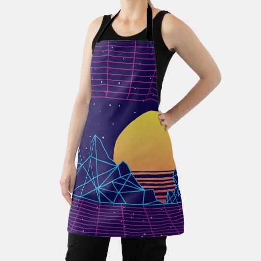 気化波の夕日 エプロン (インサイチュ)