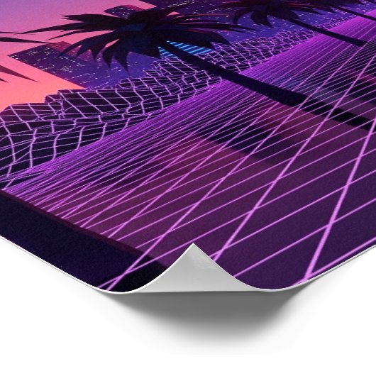 気化波の街並み ポスター (角)