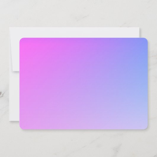 気化波未来ファンクカセットテープ誕生日 招待状 (裏面)