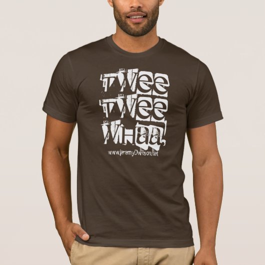 気取った気取ったWhaa! 、www.jeremyDwilson… -カスタマイズ Tシャツ (正面)