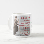 気取っているより完全-頂上を達成して下さい-物語との… コーヒーマグカップ (正面左)