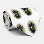 気取んだコッカーのタイ ネクタイ (ロール)