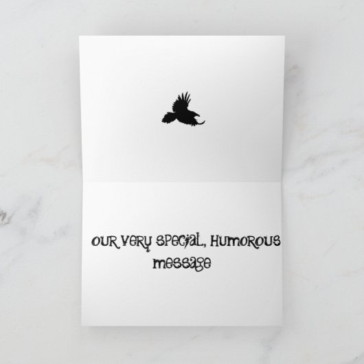 気合いユーモア カード (内部)