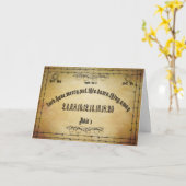 気合いユーモア カード (黄色い花)