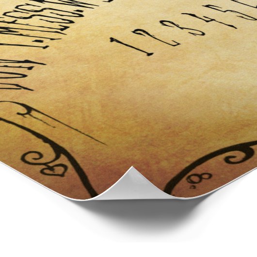 気合いユーモア ポスター (角)