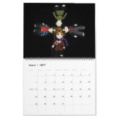 気味の悪いアニャ2020 カレンダー (3月 2027)