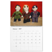 気味の悪いアニャ2020 カレンダー (2月 2027)