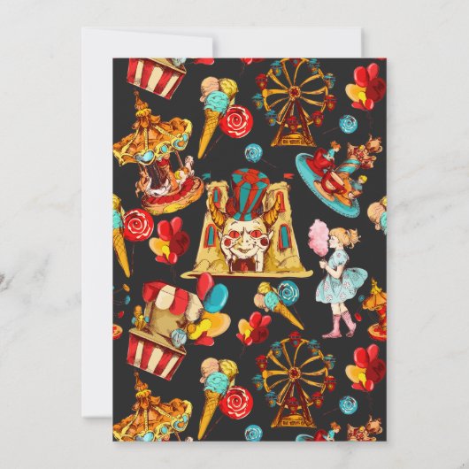 気味の悪いカーニバル |幽霊のよく出るヴィンテージ回路パーティー (裏面)