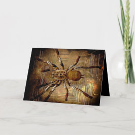 気味の悪いクモの誕生日 カード