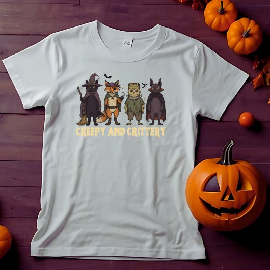 気味の悪いクリッタリのハロウィンシャツ Tシャツ