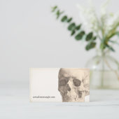 気味の悪いスカル 名刺 (スタンド正面)