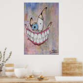 気味の悪いスマイル ポスター (キッチン)