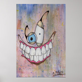 気味の悪いスマイル ポスター