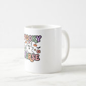 気味の悪いナースクラシックTシャツ コーヒーマグカップ (正面右)