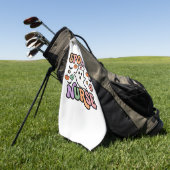 気味の悪いナースクラシックTシャツ ゴルフタオル (グリーン)